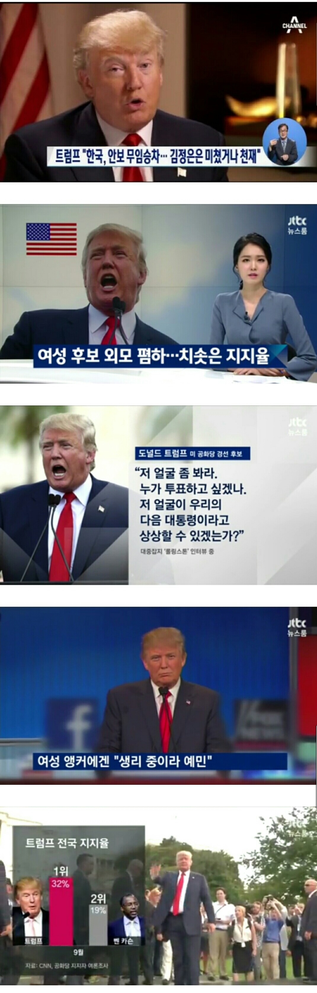 이쯤되서 보는 도날드 트럼프 인성+망언+막말 | 인스티즈