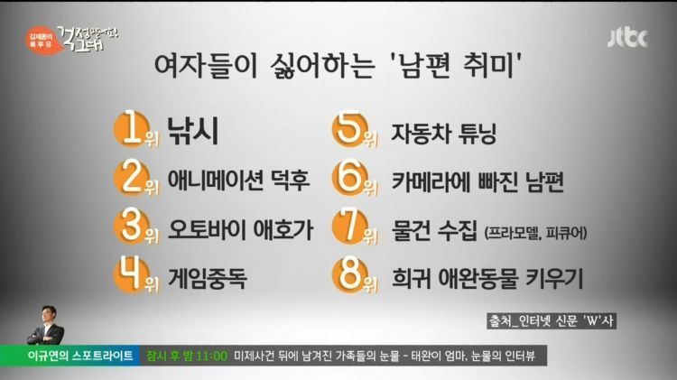 여자들이 싫어하는 남편 취미.jpg | 인스티즈