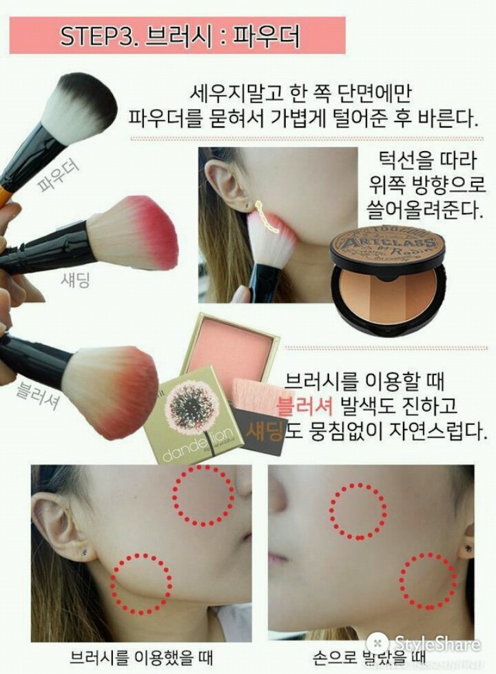 용도에 따른 브러쉬의 종류와 사용법과 세척법 (미용정보) | 인스티즈