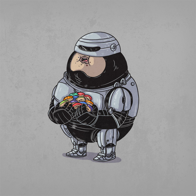 모든 캐릭터를 뚠뚠이로 만들어버린 Alex Solis의 Famous Chunkies 시리즈 (1) | 인스티즈