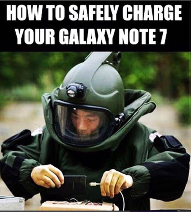 해외 곳곳에서 갤노트7 조롱 패러디.JPG | 인스티즈