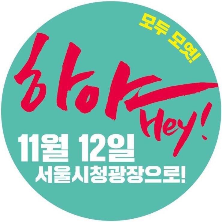 가수 이승환 트윗, "저는 11월 12일 광화문광장에서 뵙겠습니다".jpg | 인스티즈