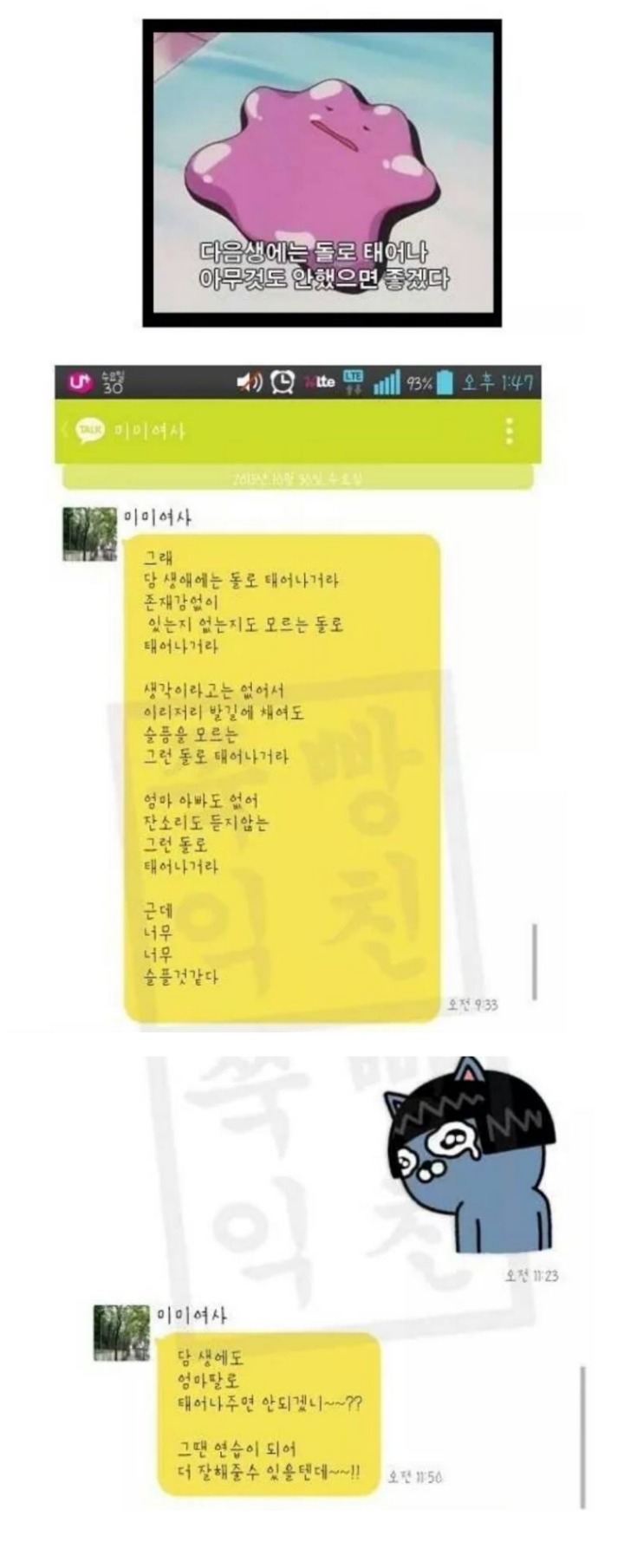 다음 생에는 돌로 태어났으면 좋겠다 | 인스티즈