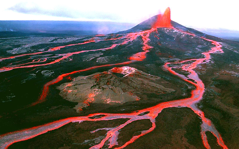 하와이의 용암폭포 | 인스티즈
