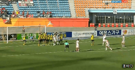 오늘자 서울 박주영 프리킥골.gif | 인스티즈