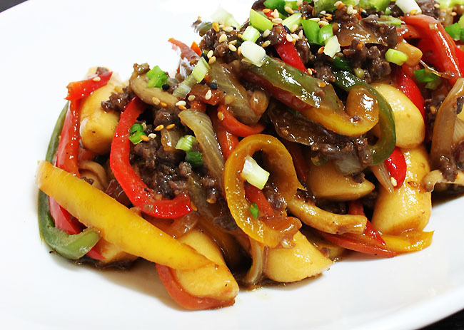한국 스타일! 달콤짭쪼름 궁중떡볶이 gifjpg | 인스티즈