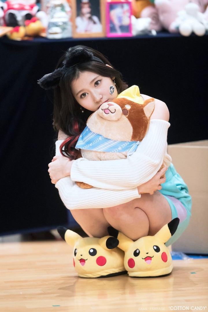 쪼그려앉는게 습관인 트와이스 사나.jpg | 인스티즈