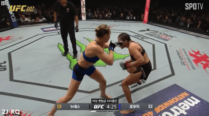 론다 로우지 vs 아만다 누네스 .. gif | 인스티즈