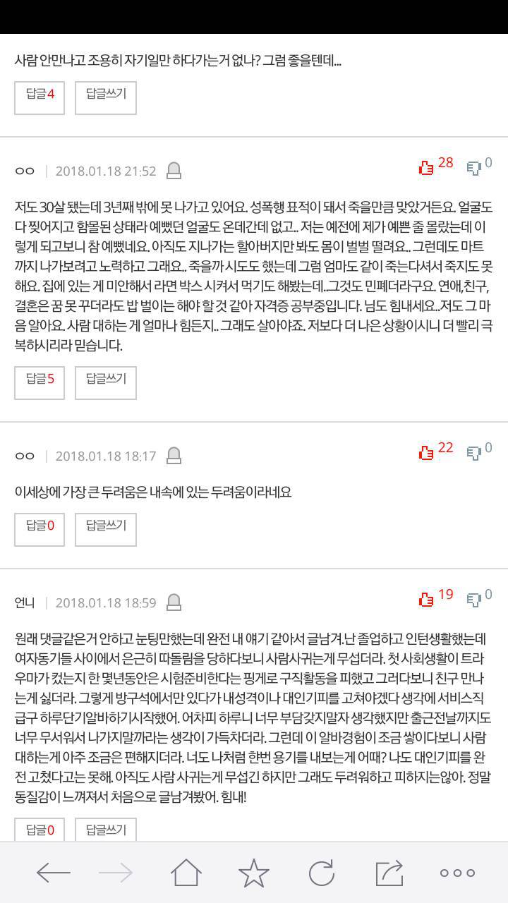 돈벌어야하는데 사람만나는게 무서워요 | 인스티즈